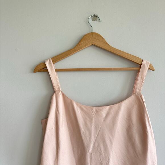 Lafayette 148 New York Silk Tank Top Blush Pink L - Picture 3 of 6